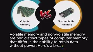 Volatile Memory Vs Non Volatile Memory | What Is The Difference?