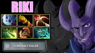How To Make Enemies Brain Damage Riki in dota2 ( Full-Game / Guide )