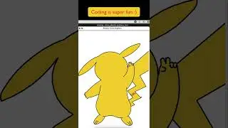 Draw a pikachu using python 