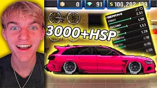 CRAZY FAST TUNE IN PIXEL CAR RACER THAT WORKS FOR ALL CARS!!! (6.4 SECOND C6 AND 3000+ HSP AUDI RS6)