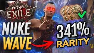 [PoE 2] NUKE Crit Wave Monk - HOW TO 341%+ RARITY Build Update for Invoker in Path of Exile 2