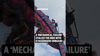 Passengers rescued after being stuck upside down on a roller coaster for hours in Wisconsin 