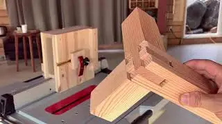 [Woodworking] Three Way Leg Joint On Table Saw / Castle Joint