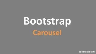 Bootstrap Image Slider (Carousel)