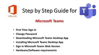 Step by Step Guide for Teams