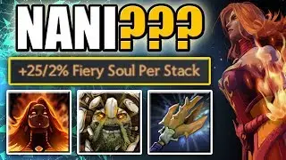 Ginormous Lina Crushes Everything [Fiery Soul + Grow + Slardar Bash] Dota 2 Ability Draft