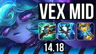 VEX vs KATARINA (MID) | 10/2/6, 500+ games | EUW Master | 14.18