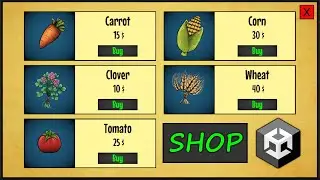Unity Farm Game: Adjusted Shop #14