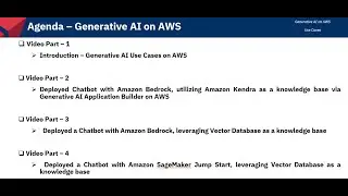 Series – 12   Introduction Generative AI Use Cases on AWS   Part – 1
