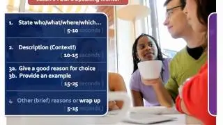 TOEFL Speaking Question 1: Topic templates and formulas for answers