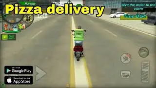 Delivering Pizza with the scooter | Big city life : simulator android gameplay walkthrough