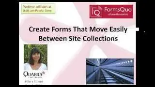 Create Forms That Move Easily from DEV to PROD: Qdabra InfoPath Webinar