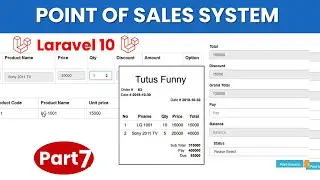 Point of sales System Project using Laravel 10 | Part 7