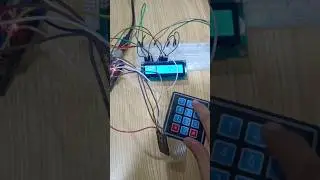 Numbers is shown in LCD by using Software and Hardware (wires) Ardino 