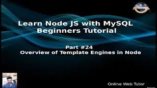 Learn Node JS with MySQL APIs Development Beginners Tutorial | Template Engines in Node Application