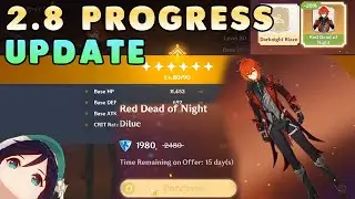 Genshin Impact: 2.8 Character Progress Update