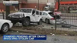 3 robbery suspects arrested after crashing stolen car in Back of the Yards, police say