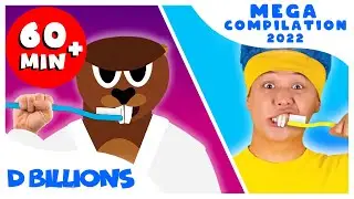 “Trrr-Ra-Ta-Ta“ (Brush Your Teeth) | Mega Compilation | D Billions Kids Songs