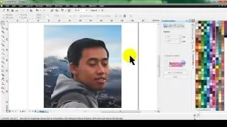 Mengubah Background Transparan di Corel Draw | Belajar CorelDRAW