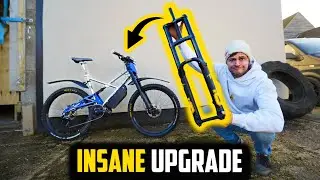 NEW DOWNHILL SUSPENSION TRANSFORMED THE DIY E BIKE PROJECT!!