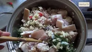 Cách làm món thịt lợn nấu giả cầy theo cách người miền Trung