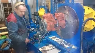 🔨Снятие гидронасоса KAWASAKI с экскаватора HYUNDAI🚜Гидравлический стенд💧Ремонт экскаватора