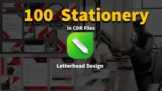 100 Stationery And Letterhead Design Templates In CDR Files |Sheri Sk|