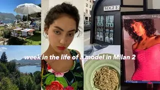WEEK IN THE LIFE OF A MODEL IN MILAN- week 2 vlog:first job, Lake Como & castings | Morgan Fernandez