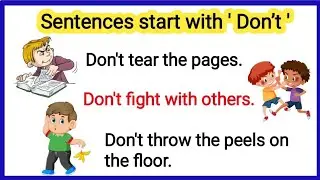 Easy Sentences for children / english speaking practice / english for kids/ with hindi meaning