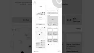 EV car UI app design | Free Figma car UI template