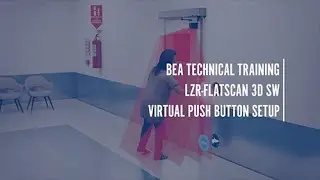 LZR-FLATSCAN 3D SW Virtual Push Button setup