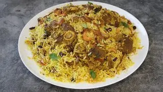 Mutton Biriyani Recipe ||  Simple Lamb Biriyani for Beginners || Mutton Dum Biriyani for Beginners