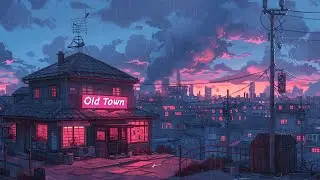 Nostalgic Lofi Hip Hop Beats 🎶 1980s & 90s Dreamy Japanese Town Ambience 🌆 Lofi Rain Playlist