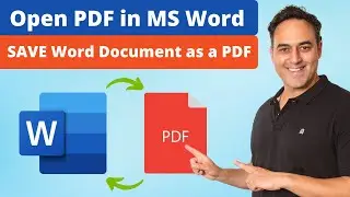 How to Save A Word Doc to PDF | Edit a PDF in Word | Convert an Image with Text to Word