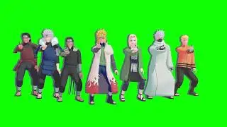 Hokage Dance Green Screen 【NARUTO MMD】