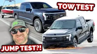 How Far Can You Really Tow With the New Ford Lightning F-150 and How Well Does It Jump?