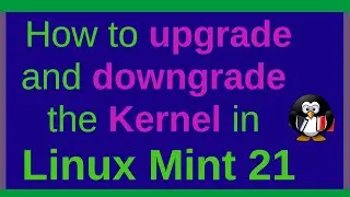 How to upgrade or downgrade the Linux Kernel in Linux Mint 21 and fix Problems with a new Kernel !