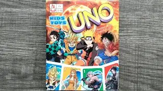 UNO Anime Manga (One Piece, Dragonball Z, Naruto, Demon Slayer)