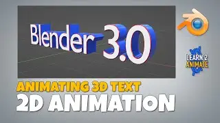 How to Model and Animate 3D Letters in Blender 3.0