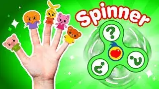 Spinner Mágico de Familia Dedo #2 | Canções para Crianças | Um Herói Do Coração