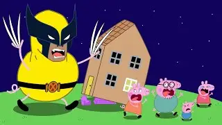 Zombie Apocalypse, Peppa Pig VS BatMan 🧟‍♀️ | Peppa Pig Funny Animation