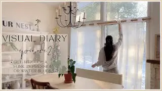 Daily Routine to get Through Depression, Winter Blues, Funk | Advice + Tips | Self Care Routine