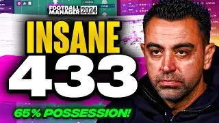 Dominate with Xavi's 94% Win Rate INSANE 433 FM24 Tactics!
