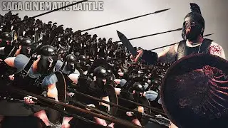 500 Мирмидонцев VS 50 000 Воинов Сильнейших Государств Античности - Saga Cinematic Battle