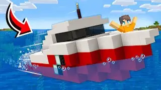 How To Build A Working Boat in Minecraft