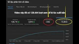 Video youtube kiếm được nhiều tiền nhất trên kênh sangsieusale và nguyên tắc RPM kiếm tiền từ Youtu