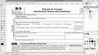 How to Electronically Fill out a PDF W9 Tax Form