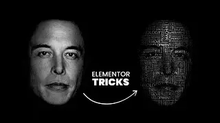 🔥🔥 Text Portrait EFFECT using Elementor 🔥🔥