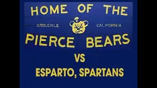 1977, Arbuckle, Pierce High School, Varsity Basketball, Pierce Bears vs Esparto Spartans, CA f