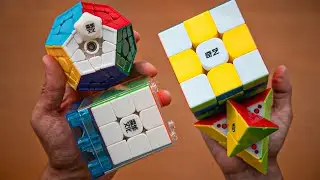UNBOXING for $ 100. MoYu Weilong WRM 2020, Megaminx Aohun WRM, pyraminx X-MAN v2 M and other